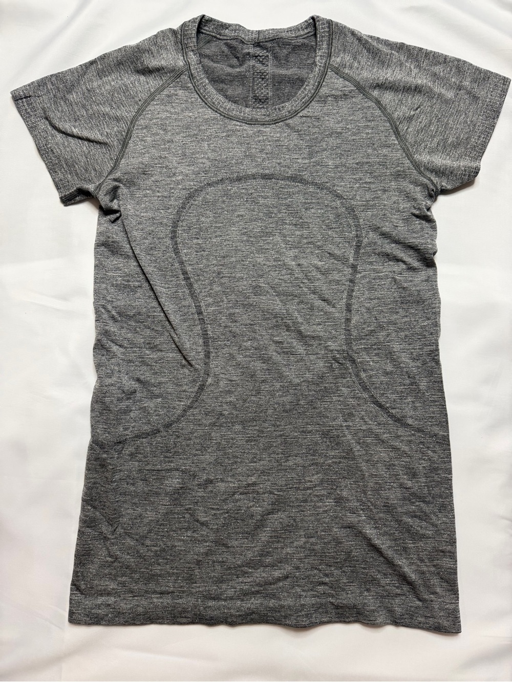 Lululemon Athletica Swiftly Tech Shirt Sparkle Metallic Gray